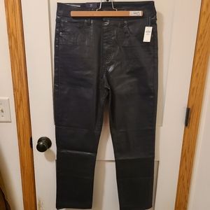 Gap NWT Slim Black Coated Jeans
